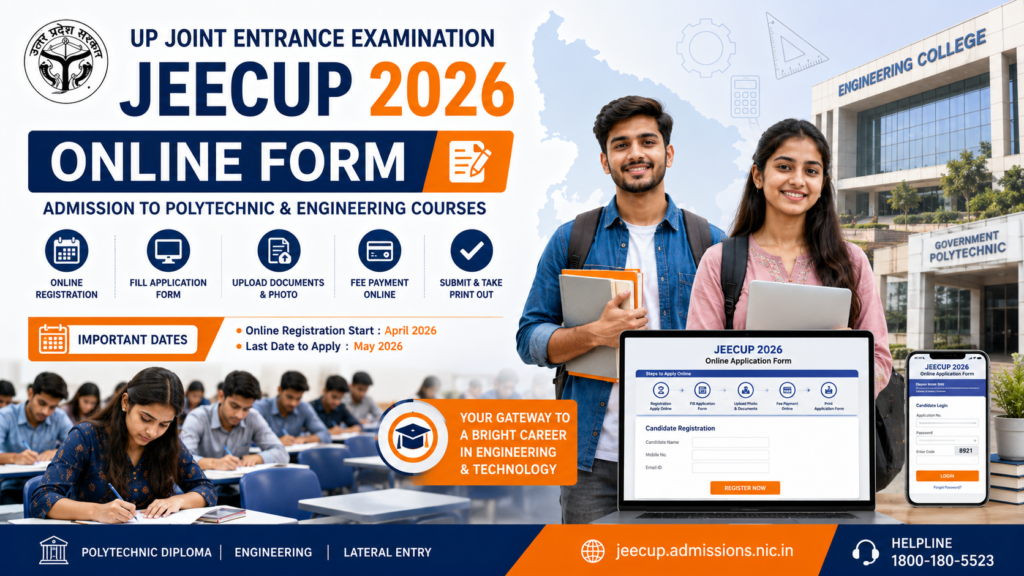 UP JEECUP 2026 Online Form