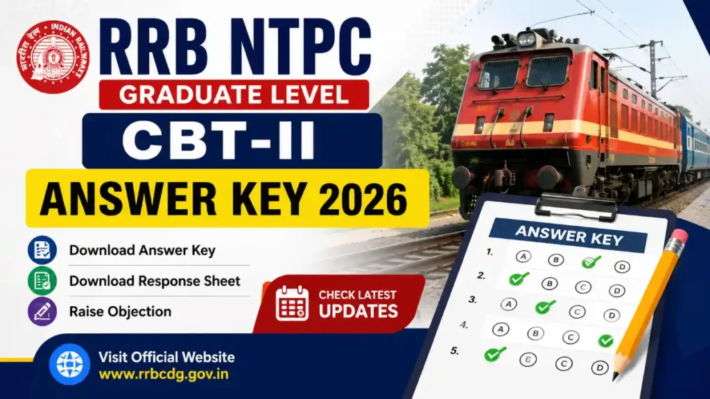 RRB NTPC Graduate Level CBT-II Answer Key 2026